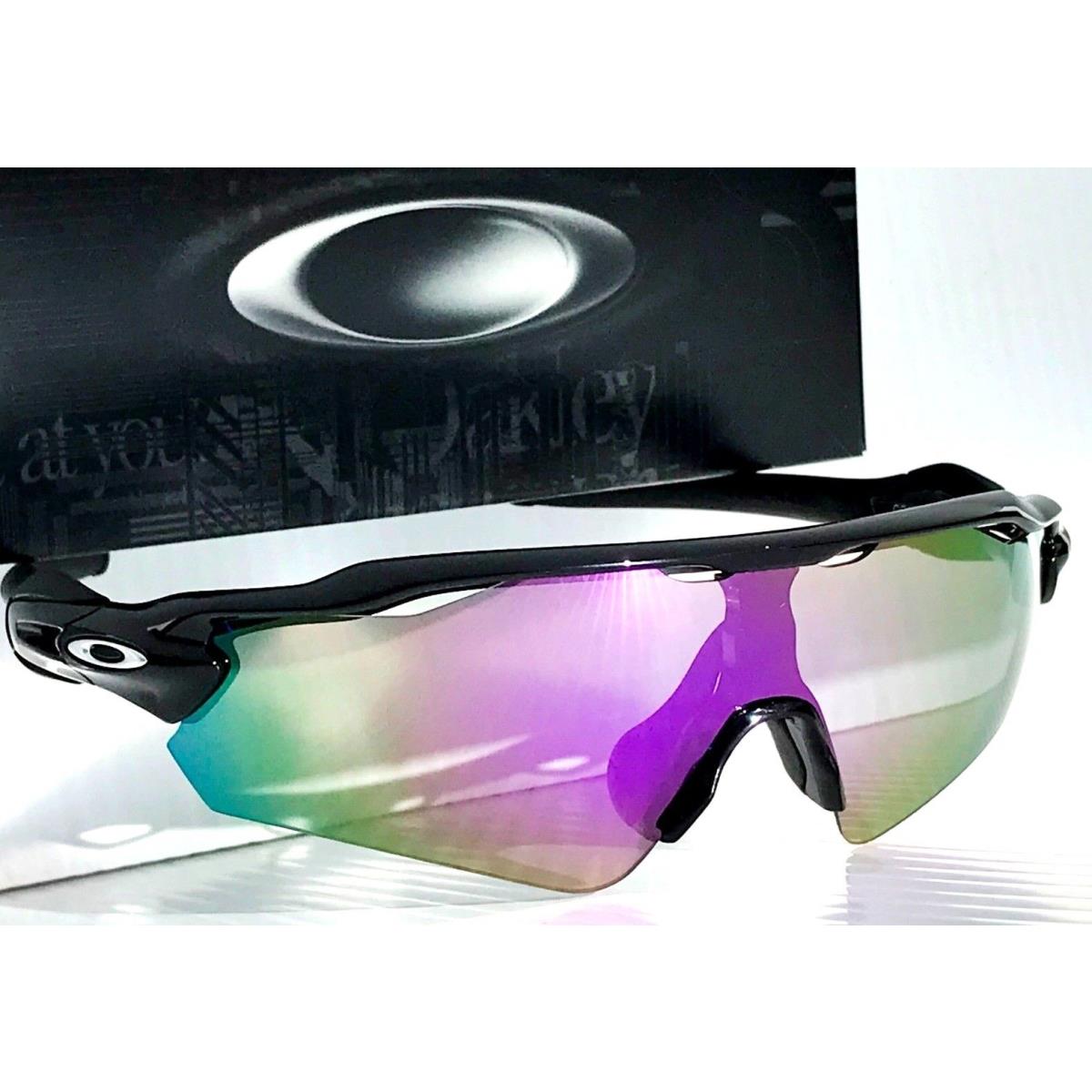 Oakley Radar EV Path Polished Black Polarized Galaxy Violet Sunglass 9208