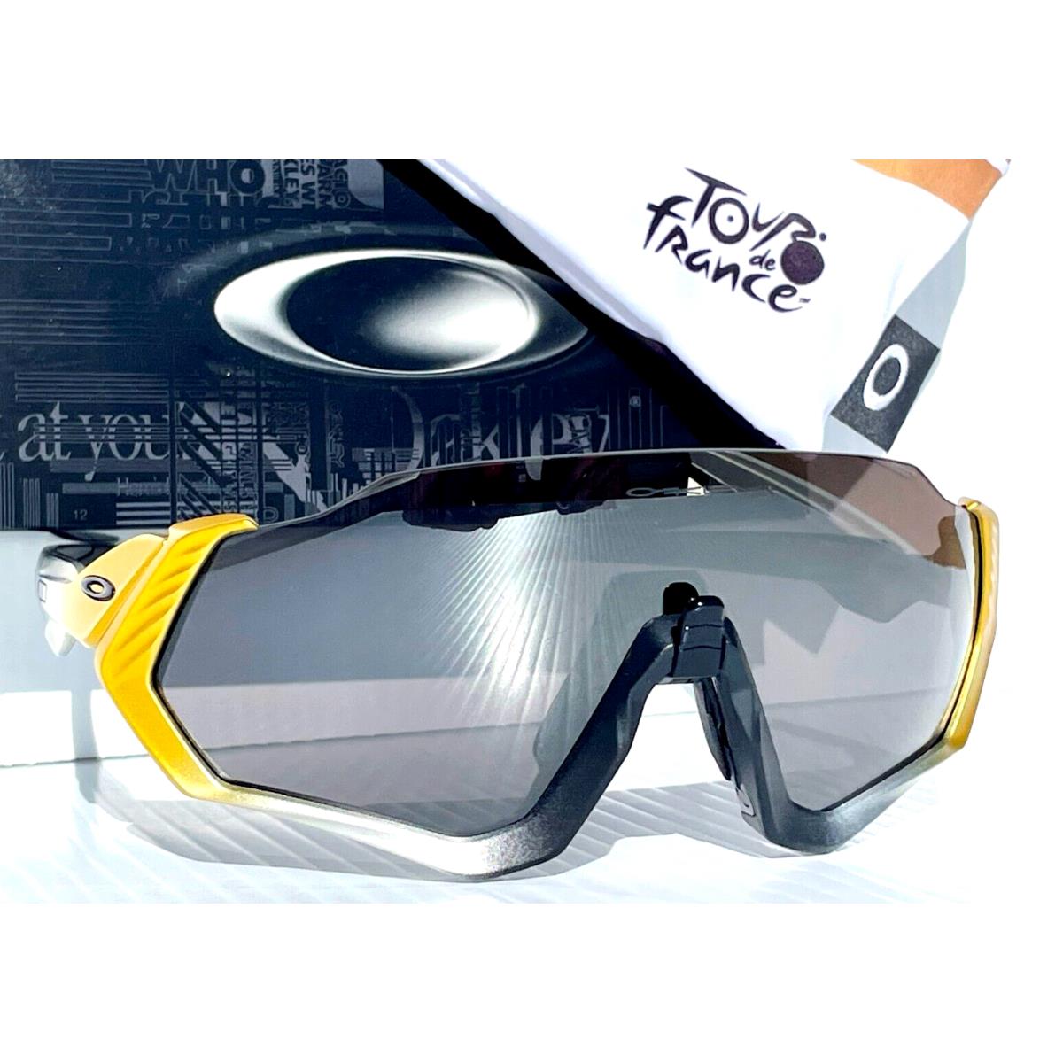 Oakley Flight Jacket Tour DE France Trifecta Fade Prizm Black Sunglass 9401-22