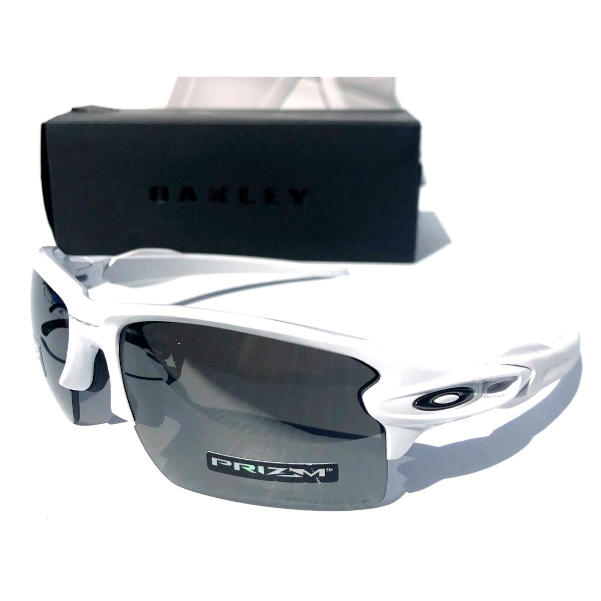 Oakley Flak 2.0 XL Polar White Polarized Prizm Black Iridium Sunglass 9188-76