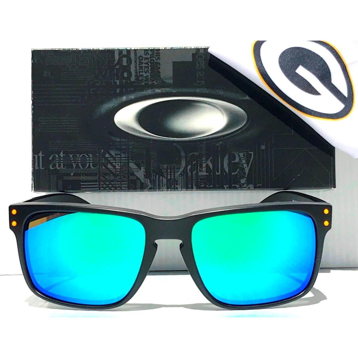 Nfl Oakley Holbrook Green Bay Packers Polarized Galaxy Jade Sunglass 9102-R3