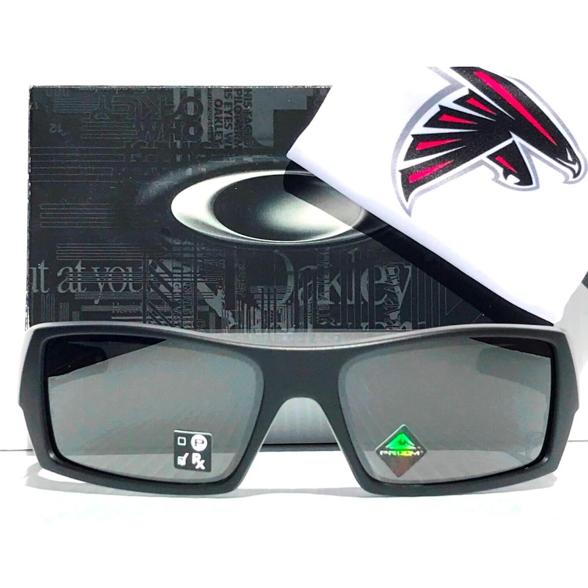 Nfl Oakley Gascan Atlanta Falcons Matte Black Prizm Black Lens Sunglass 9014-92