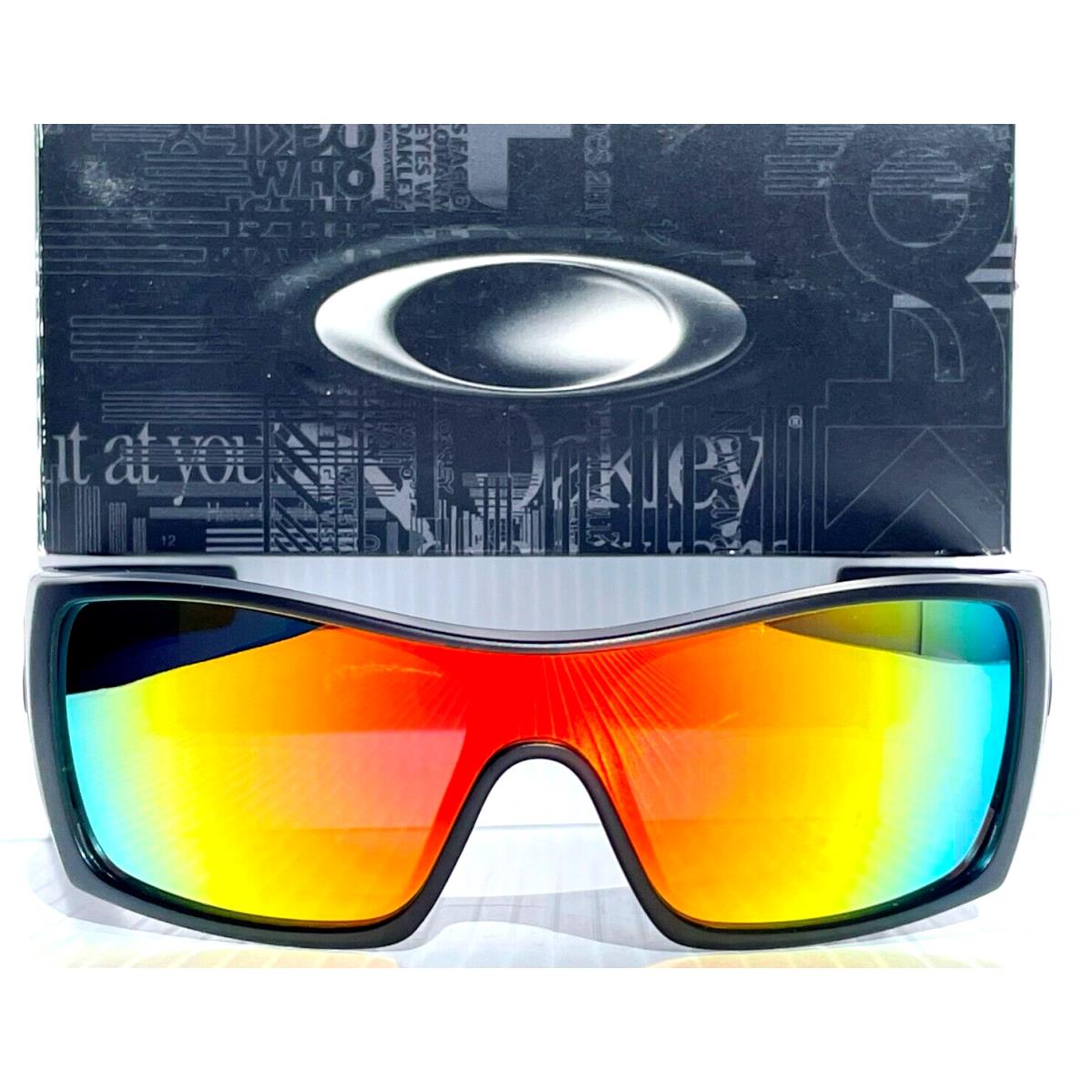 Oakley Batwolf Black Ink Polarized Galaxy Ruby Mirror Lens Sunglass 9101