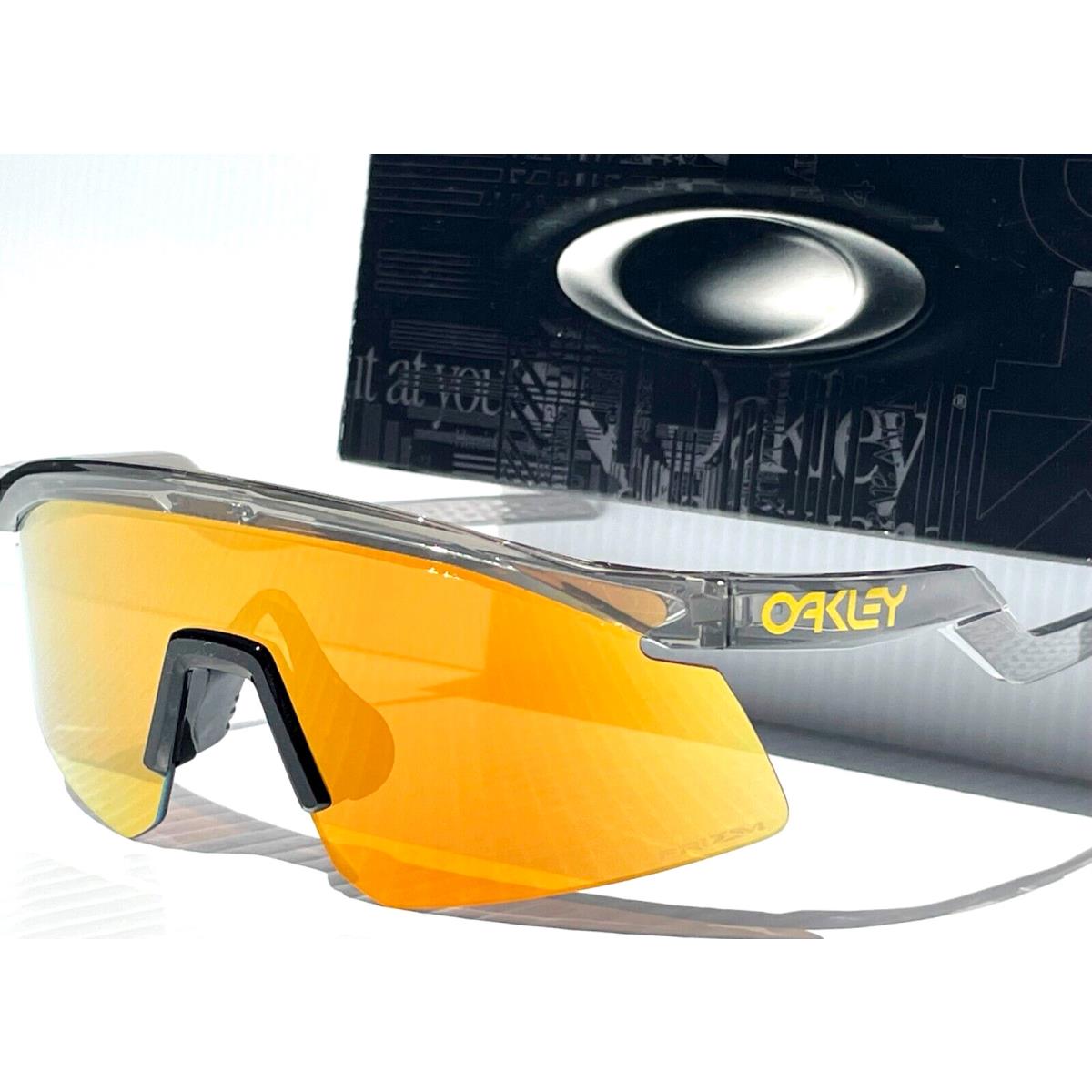 Oakley Hydra Translucent Grey Ink Prizm 24k Gold Lens Sunglass 9229-10