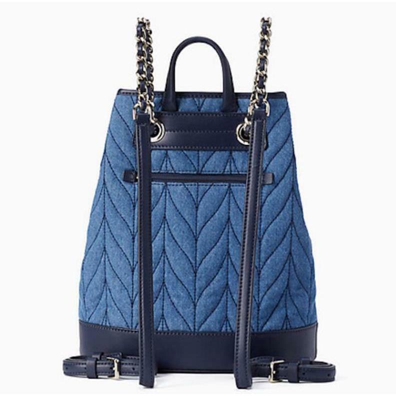 Kate Spade New York Backpack Briar Lane Quilted Denim New