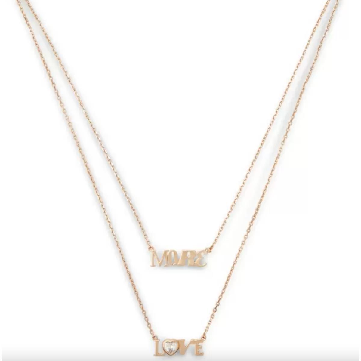 Kate Spade New York Spell IT More Love Gold-tone Pendant Necklace 16