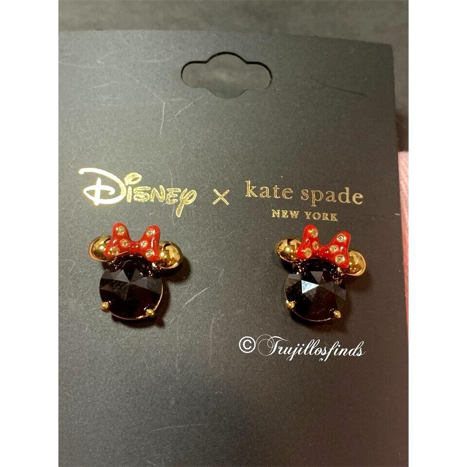 Kate Spade X Disney Minnie Mouse Stud Earrings K9173