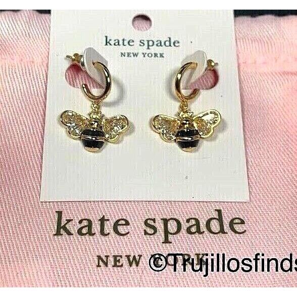 Kate Spade Bee All A Buzz Huggie Earrings