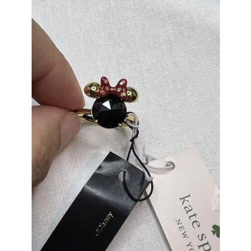 Kate Spade x Disney Minnie Mouse Gold Ring Size 5 K9171