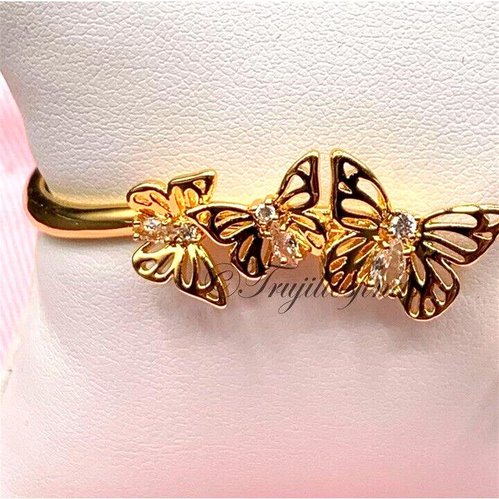 Kate Spade New York Social Butterfly Bracelet Gold Tone KC757 New