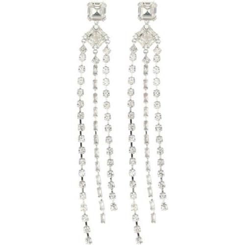 Kate Spade New York 301203 Shimmy Fringe Earrings Clear/silver One Size