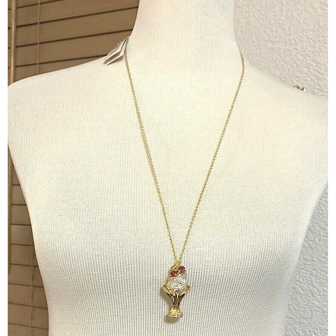 Kate Spade Ice Cream Sundae Pendant Necklace New