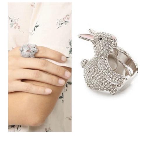 Kate Spade Make Magic Bunny Statement Ring