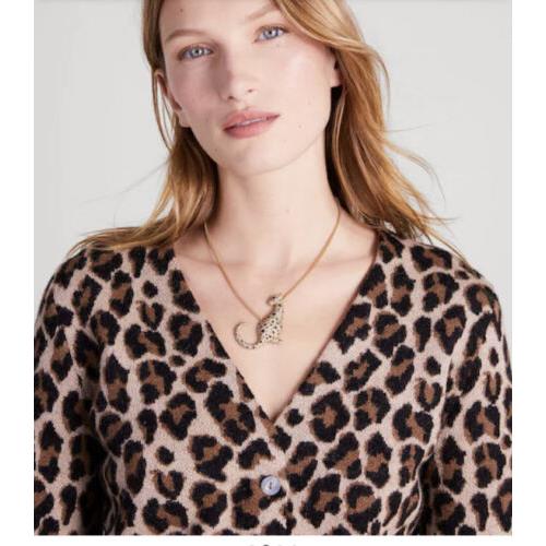 Kate Spade Fierce Leopard Statement Pendant