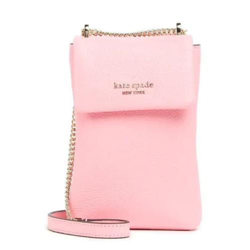 Kate Spade New York Crossbody Pebbled Leather Purse In Grapefruit - New