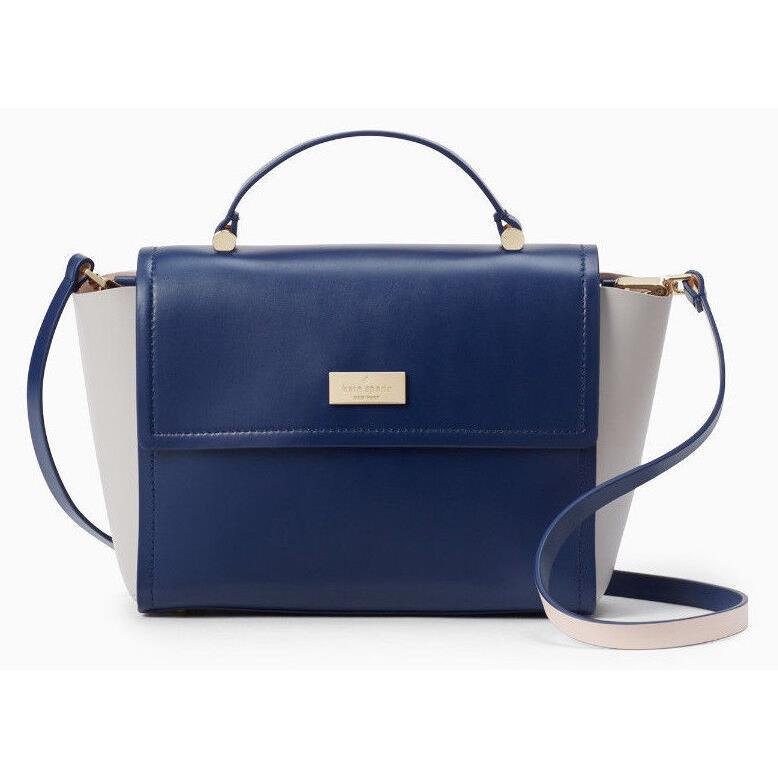 Kate Spade Arbour Hill Charline Blue Leather Crossbody WKRU4525 FS