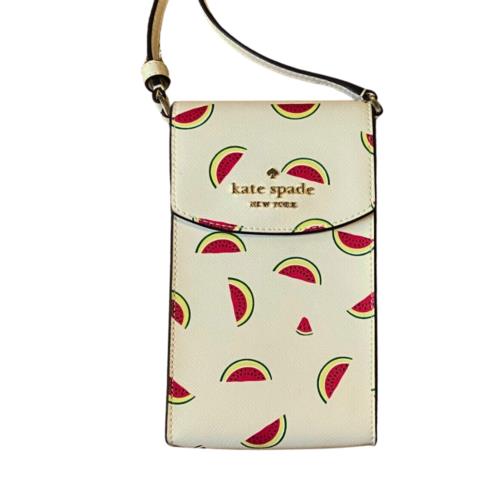 Kate Spade New York Staci Watermelon Party North South Phone Crossbody New - Exterior: