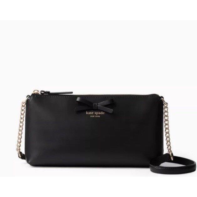 Kate Spade Sawyer Street Declan Black Smooth Leather Cross Body