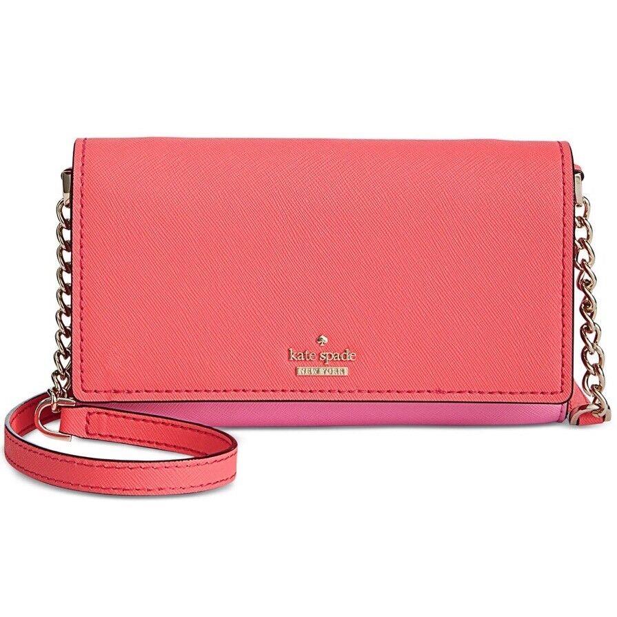 Kate Spade pwru5846 Cameron Street Corin Crossbody Wallet Flamingo Pink