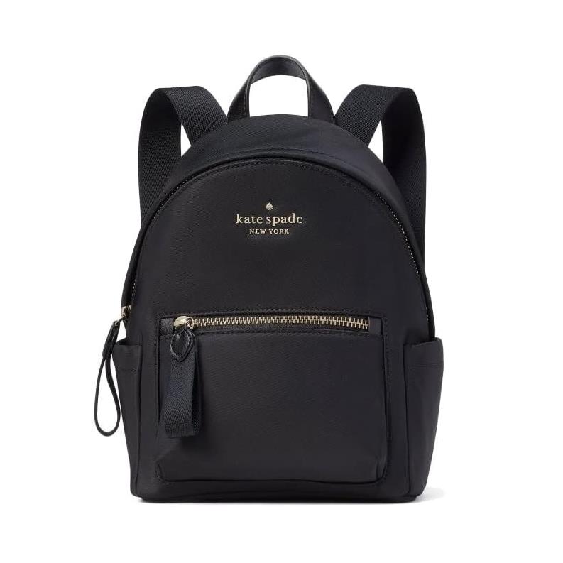 Kate Spade Chelsea Backpack The Little Better Mini Backpack Nylon Black - Exterior: Black