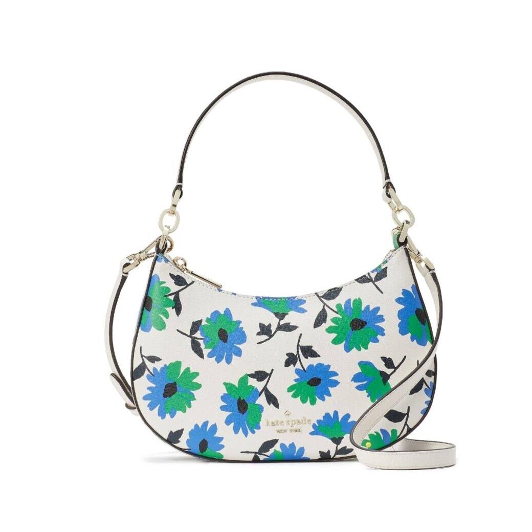 New Kate Spade Kristi Park Posies Crossbody Cream Multi