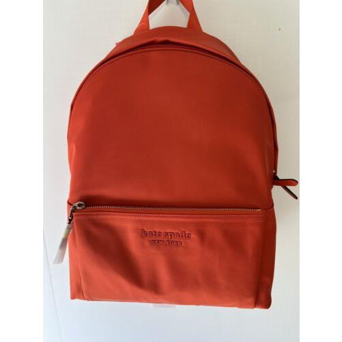 Kate Spade Nylon City Pack Large Backpack in Tamarillo Color