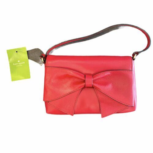 Kate Spade Aster Montrose Avenue Dynasty Red 604 Crossbody Handbag Red Big Bow