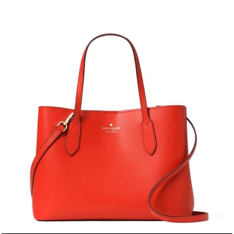 Kate Spade Harper Leather Satchel/crossbody Heirloom Tomato Red New Nip