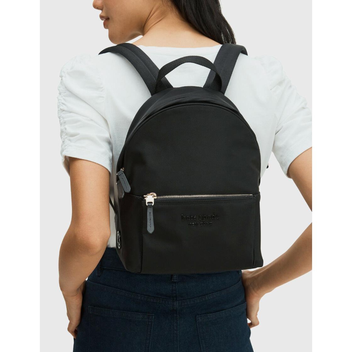 Kate Spade Nylon City Pack Medium Backpack Black New Kate Spade Boutique Item