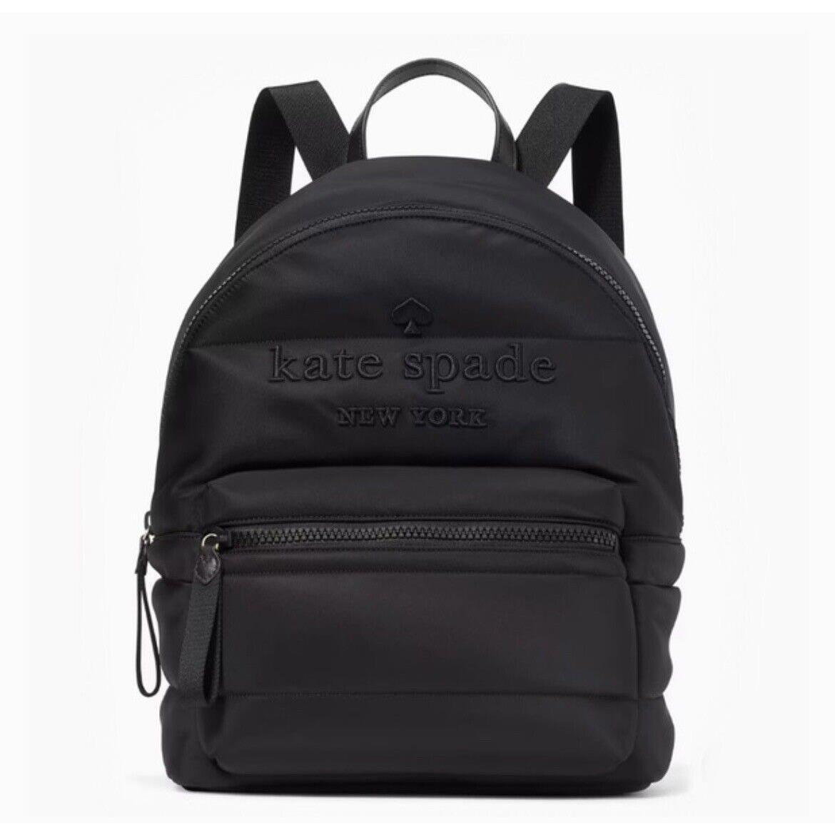 Kate Spade New York Women`s Ella Large Ksnyl Puffy Backpack Black