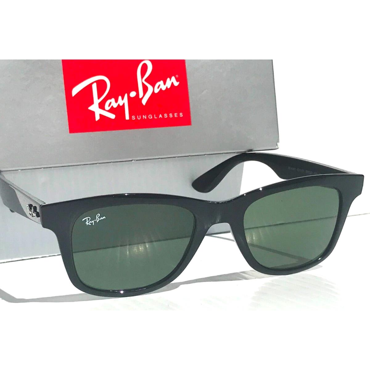 Ray Ban Polished Black Frame G-15 Green Lens Sunglass RB 4640 601/31