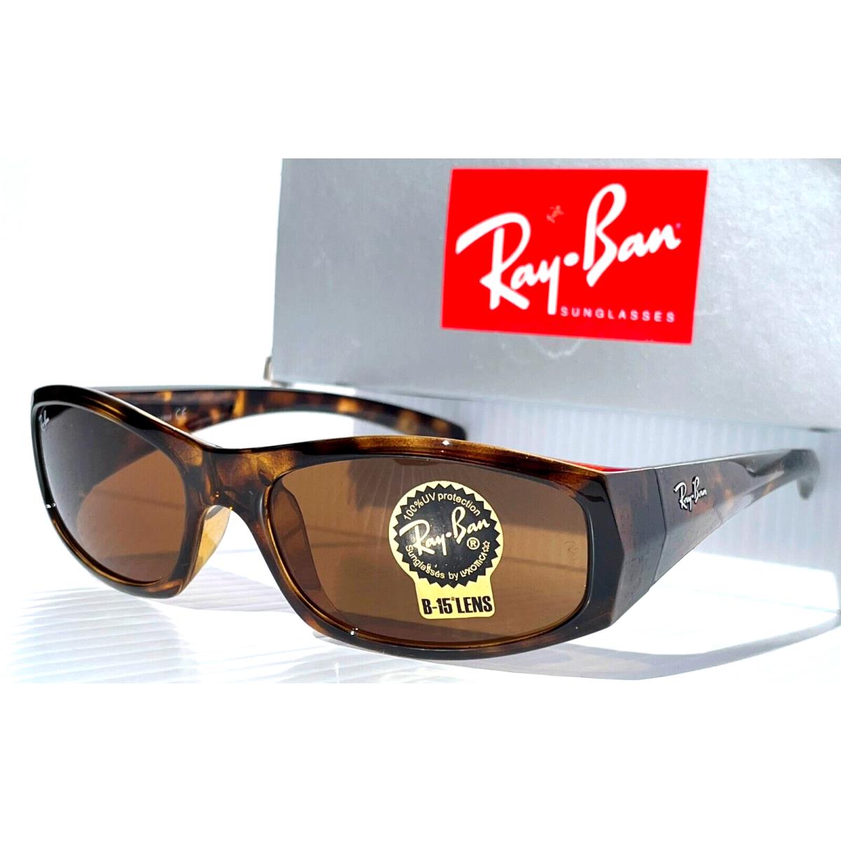 Ray Ban Havana Tortoise Frame B15 Crystal Brown Lens Womens Sunglass RB 4093 642