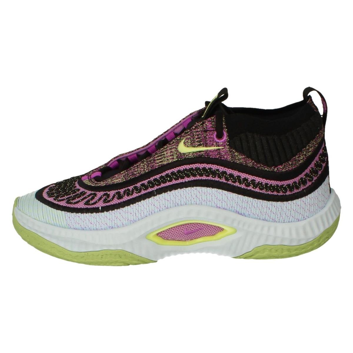 Nike Men`s Cosmic Unity 3 Basketball Shoes Rush Fuchsia/lemon Twist 9.5 - Multicolor