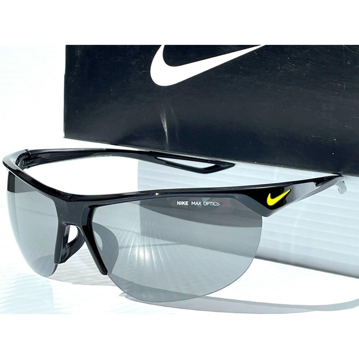 Nike Cross Trainer Black Polished Volt w Silver Mirrored Sunglass EV937 001