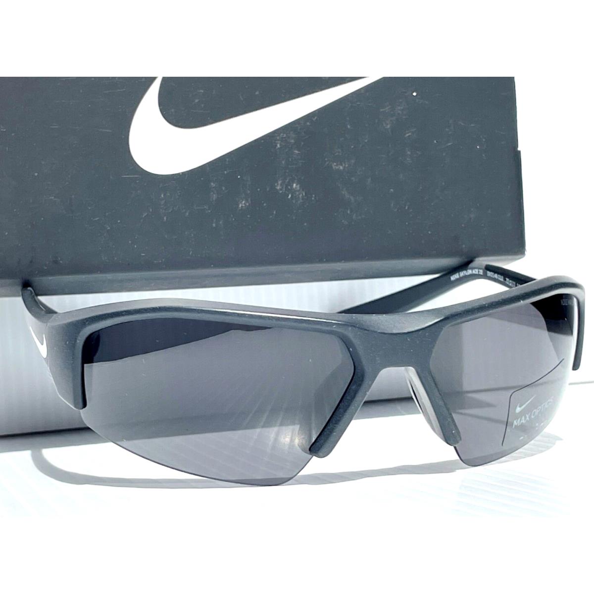 Nike Skylon Ace Matte Black Max Optics Dark Grey Lens Sunglass DV2148 010