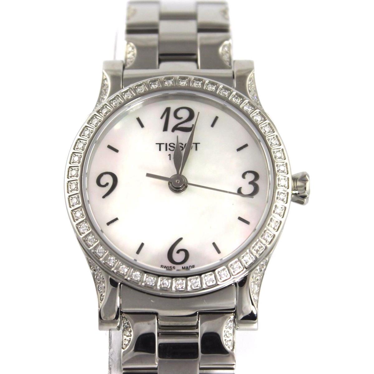 Tissot T Classic T0282101111700 Stylis-t Diamond Swiss Pearl Ladies Watch