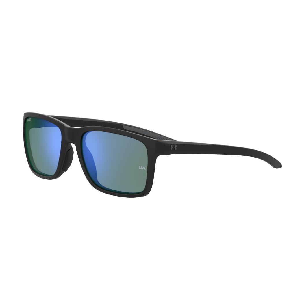Under Armour 0005/S UA Hustle Rectangular Sunglasses Tuned Blue-Green
