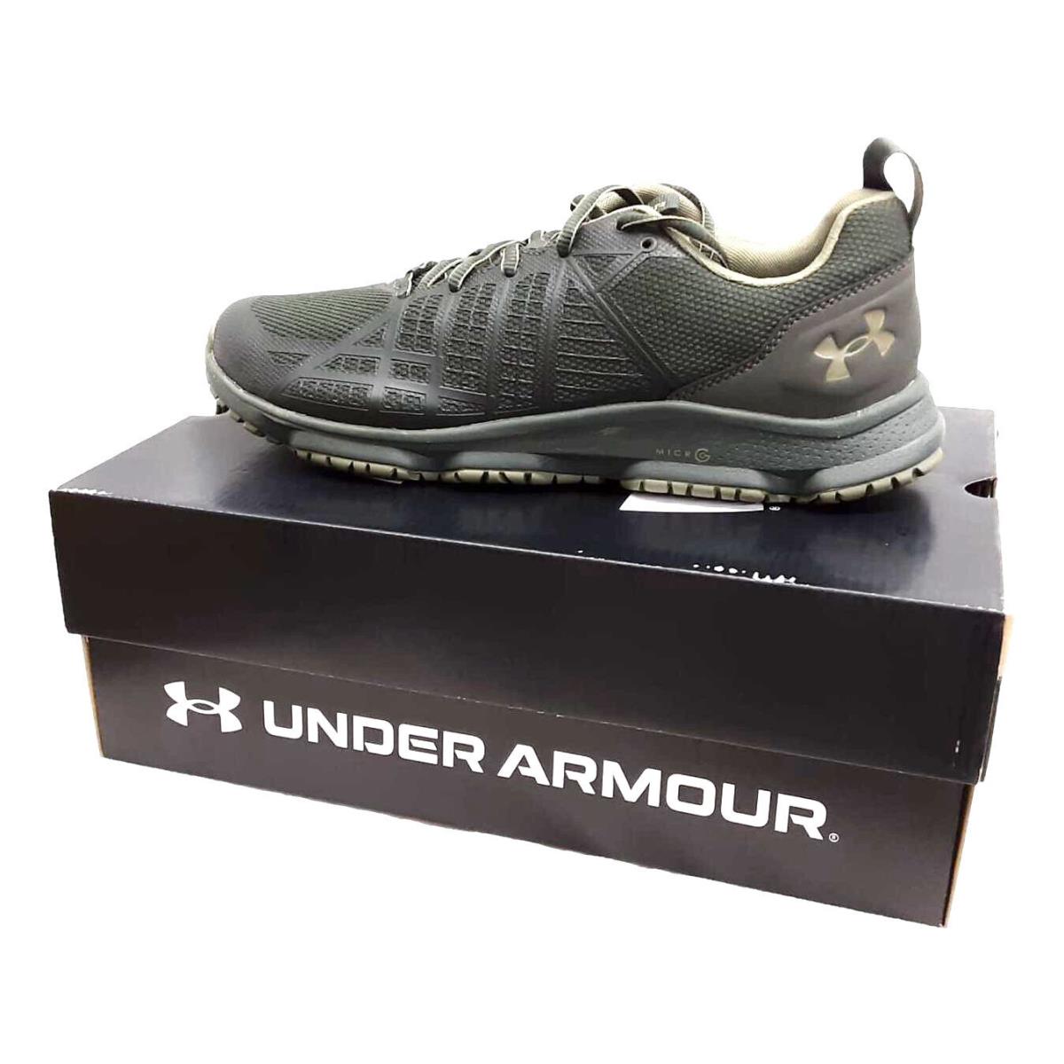 Under Armour Men s Micro G Strikefast Hiking Tactical Shoes Marine Green - Green