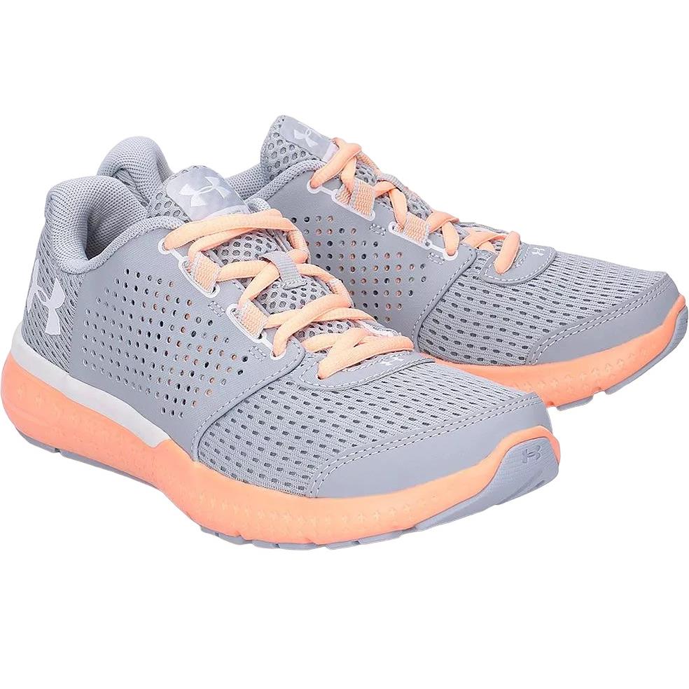 Under Armour Womens Tennis Shoe Gray UA W Micro G Fuel RN 1285487-941 - Gray