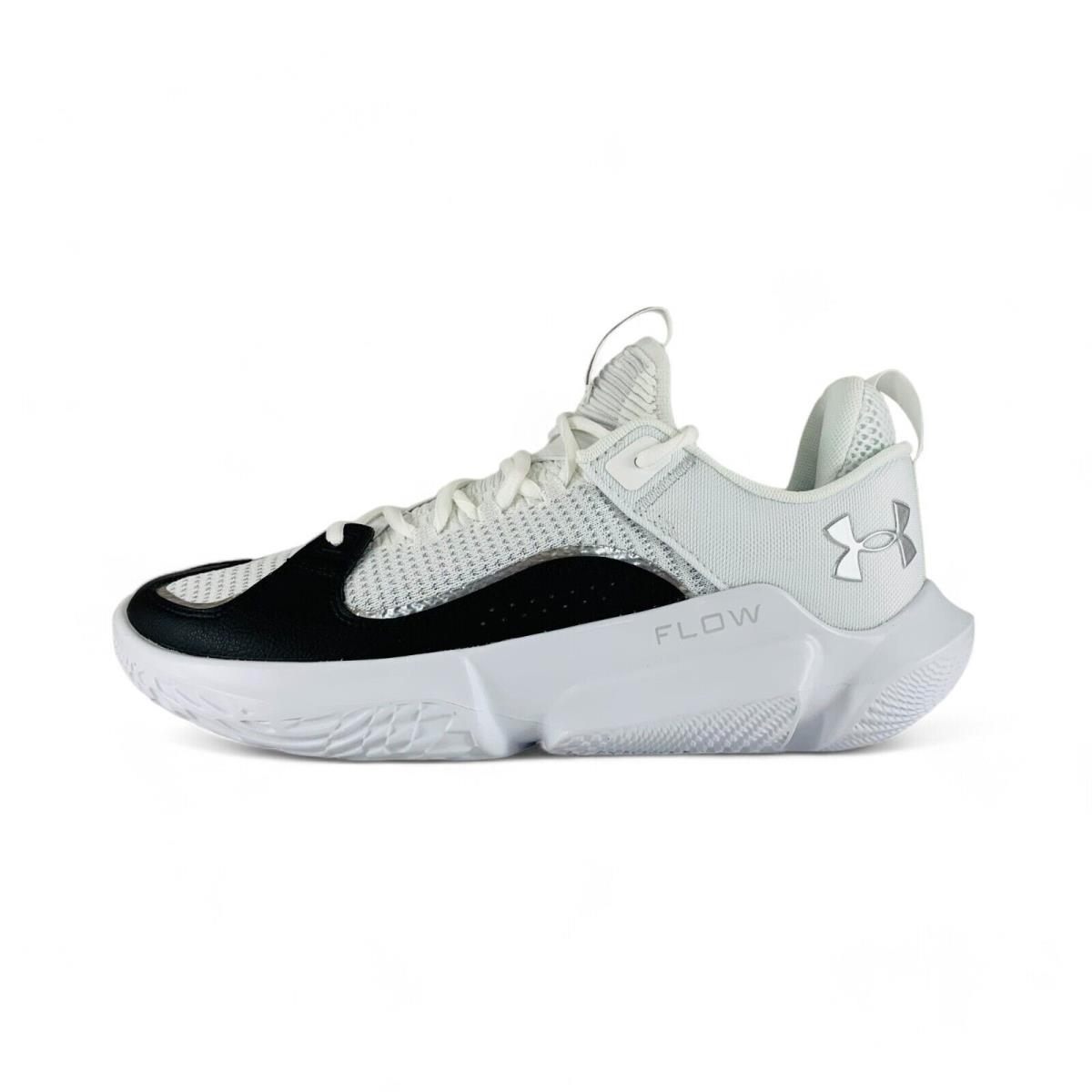 Under Armour Flow Futr X 3 Men`s Basketball Shoes White Black 3026630-100