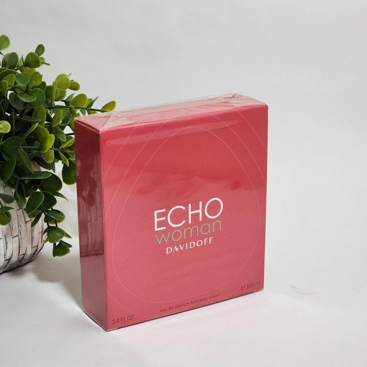 Echo Woman by Davidoff Eau De Parfum Spray Perfume For Women 3.4 fl oz / 100 mL
