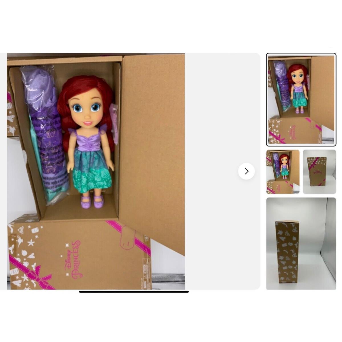 Disney Princess 14in Doll with Matching Child Dress Gift Set Fits 4-6X You Pick ARIEL