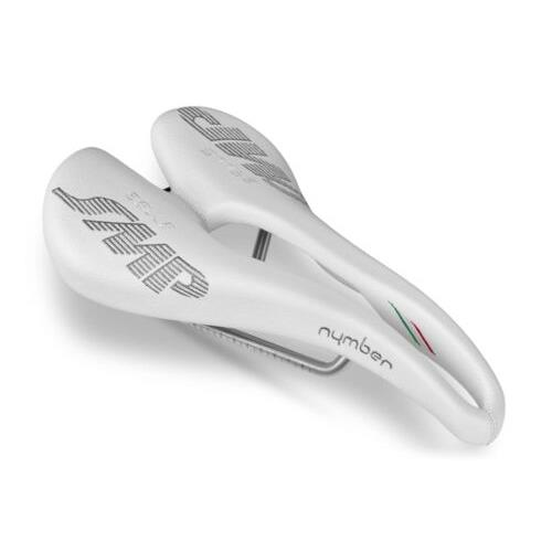 Selle Smp Nymber Saddle with Steel Rails White