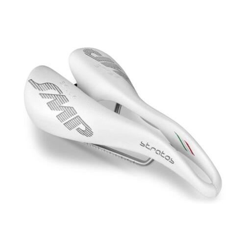Selle Smp Stratos Saddle with Steel Rails White