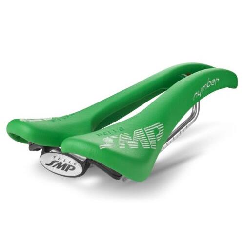 Selle Smp Nymber Saddle with Steel Rails Green