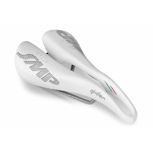 Selle Smp Glider Saddle with Steel Rails White