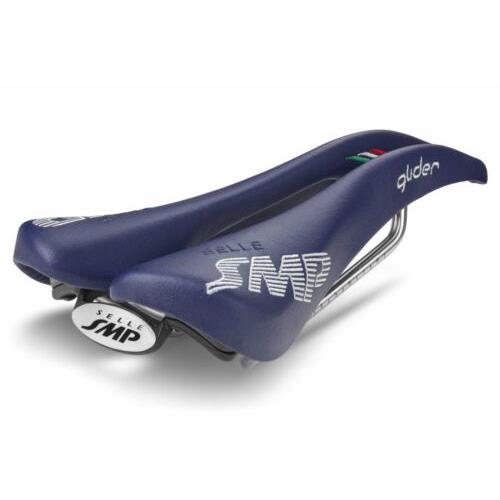 Selle Smp Glider Saddle with Steel Rails Blue