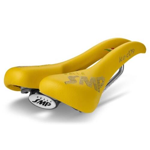Selle Smp Lite 209 Saddle with Steel Rails Yellow