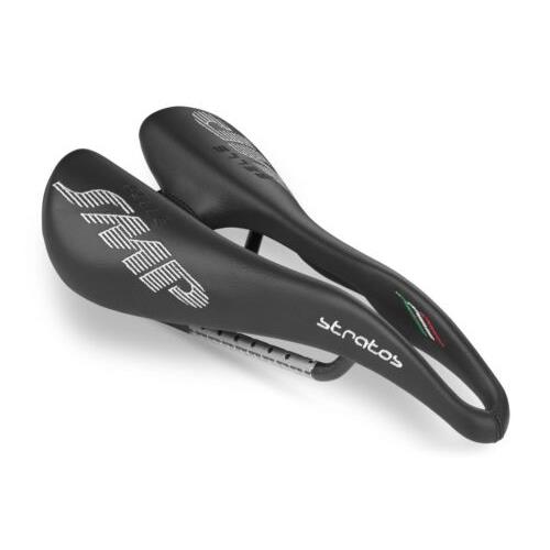 Selle Smp Stratos Saddle with Carbon Rails Black