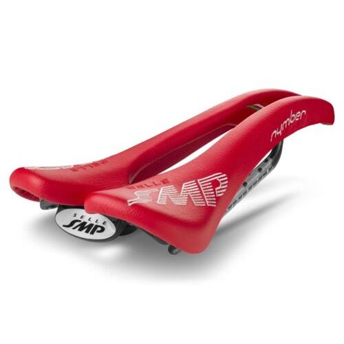 Selle Smp Nymber Saddle with Carbon Rails Red