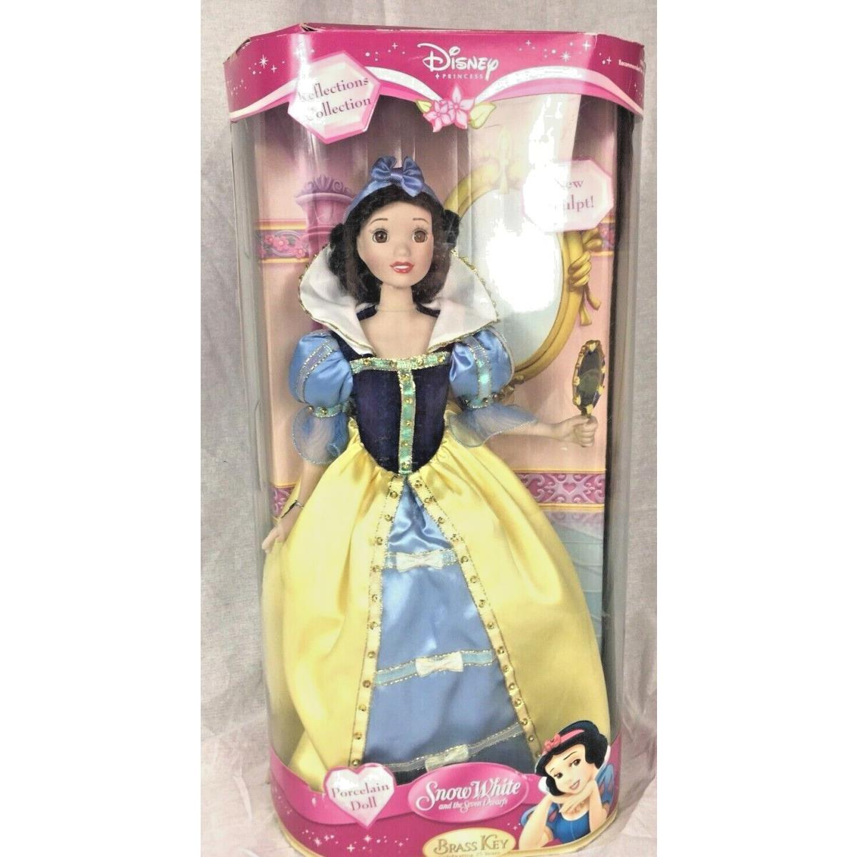 Snow White Disney Princess 16 Porcelain Doll Brass Key Keepsakes